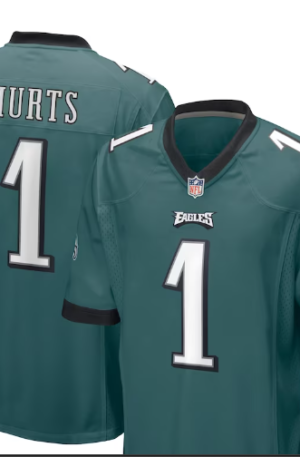 Jalen Hurts Midnight Green Jersey