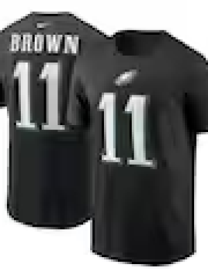 A.J. Brown Philadelphia Eagles Nike Player Name & Number T-Shirt -