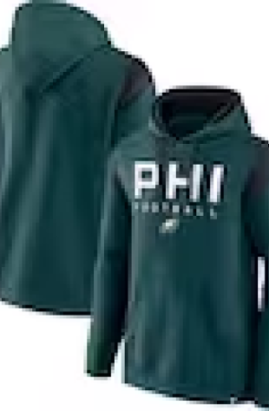 Philadelphia Eagles Fanatics Branded Call The Shot Pullover Hoodie - Midnight Green