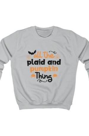 All Plaid & Pumpkin Thing Kids Sweatshirt