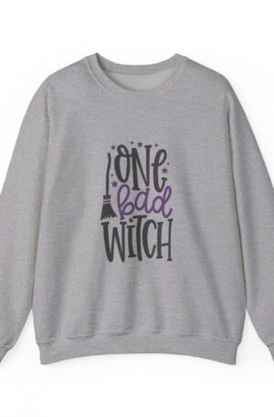 One Bad Witch Halloween Sweatshirt