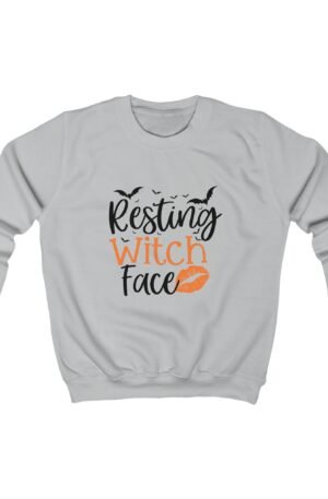 Resting Witch Face Kids Sweatshirt