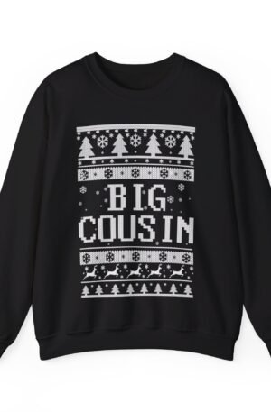 Big Cousin Christmas Design Crewneck Sweatshirt