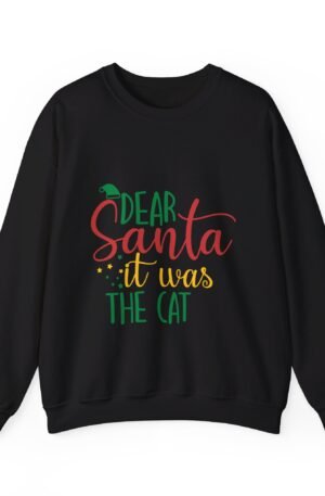 Dear Santa It Was the Cat Sweatshirt