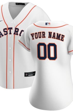 Houston Astros Nike Women's Home Replica Custom Jersey - White