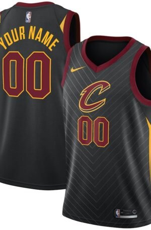 Cleveland Cavaliers Nike Swingman Custom Jersey Black - Statement Edition