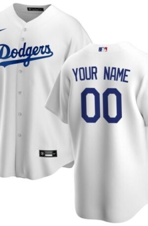 Los Angeles Dodgers Nike Youth Home Replica Custom Jersey - White