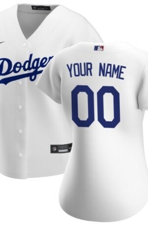 Los Angeles Dodgers Nike Women's Home Replica Custom Jersey - White