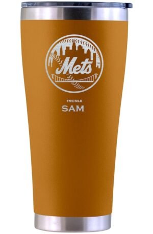 New York Mets Personalized 30oz. Laser Etched Canyon Tumbler