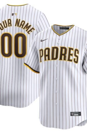 San Diego Padres Nike Youth Home Limited Custom Jersey - White