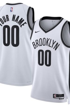 Brooklyn Nets Nike Unisex Swingman Custom Jersey White - Association Edition