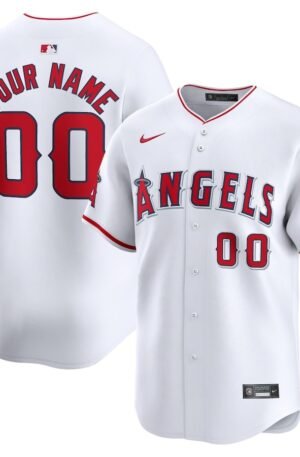 Los Angeles Angels Nike Home Replica Custom Jersey - White