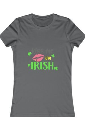 Women's Tee - Kiss Me I'm Irish St Patrick's Day Funny Design