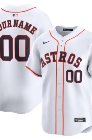 Houston Astros Nike Home Limited Custom Jersey - White