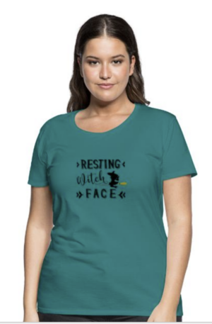 Resting Witch Face Women's Premium T-Shirt