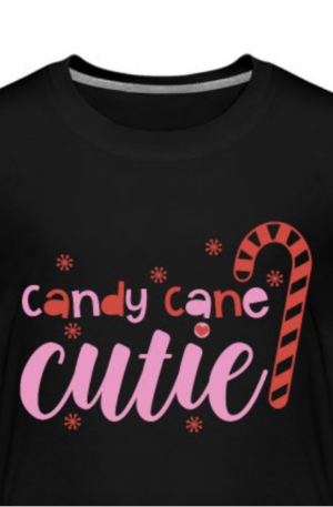 Candy Cane Cutie Kids' Premium T-Shirt