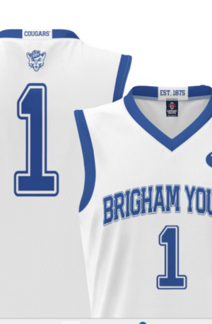 #1 BYU Cougars GameDay Greats Lightweight Basketball Jersey
