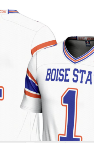 #1 Boise State Broncos GameDay Greats Football Jersey - White