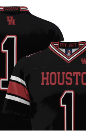 #1 Houston Cougars GameDay Greats Football Jersey