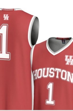 #1 Houston Cougars GameDay Greats Lightweight Basketball Jersey - Red