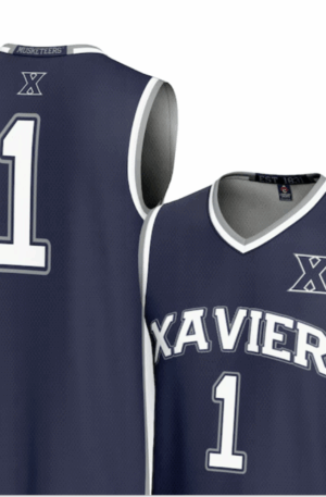 #1 Xavier Musketeers GameDay Greats Lightweight Basketball Jersey - Navy