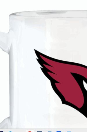 Arizona Cardinals 15oz. Personalized Mug - White