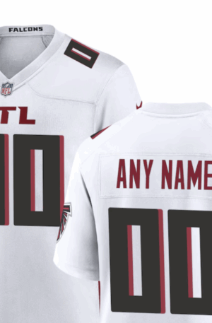 Atlanta Falcons Nike Custom Game Jersey - White