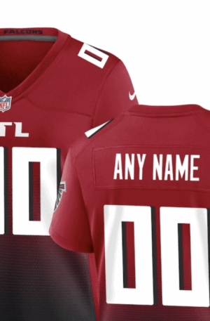 Atlanta Falcons Nike Women's Alternate Custom Game Jersey - Red