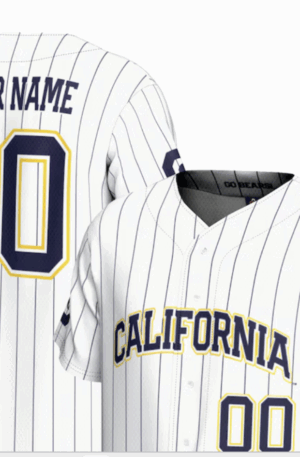 Cal Bears GameDay Greats NIL Pick-A-Player Lightweight Baseball Jersey - White