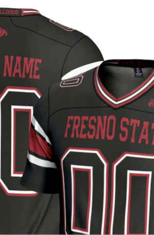 Fresno State Bulldogs GameDay Greats NIL Pick-A-Player Football Jersey - Black