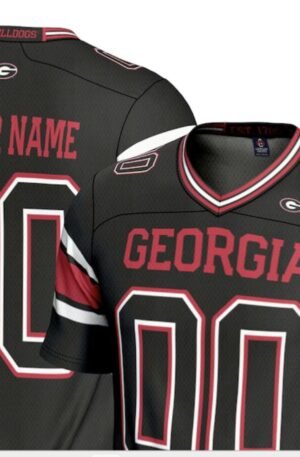 Georgia Bulldogs GameDay Greats NIL Pick-A-Player Football Jersey - Black