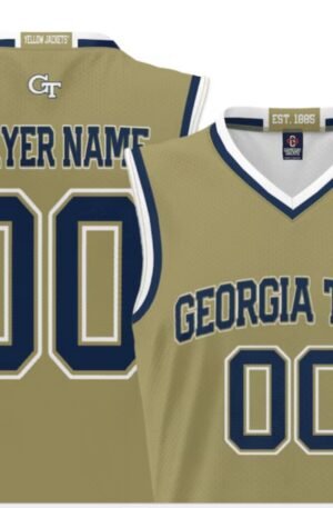 Georgia Tech Yellow Jackets GameDay Greats Lightweight NIL Pick-A-Player Men's Basketball Jersey - Gold