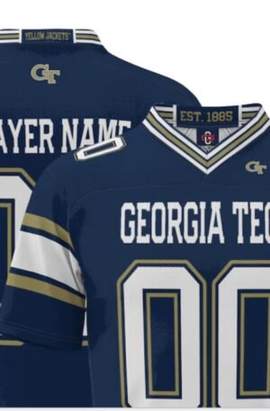Georgia Tech Yellow Jackets GameDay Greats NIL Pick-A-Player Football Jersey