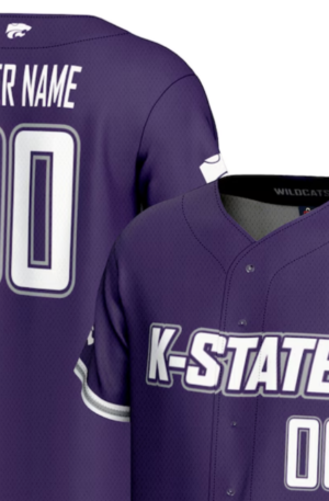 Kansas State Wildcats GameDay Greats NIL Pick-A-Player Lightweight Baseball Jersey