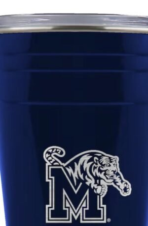 Memphis Tigers Team Logo 22oz. Personalized Tailgater Travel Tumbler