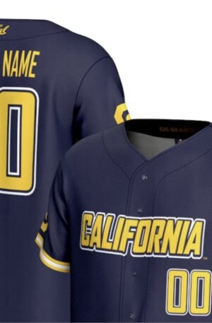 Cal Bears GameDay Greats NIL Pick-A-Player Lightweight Baseball Jersey - Navy