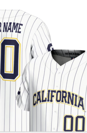 Cal Bears GameDay Greats NIL Pick-A-Player Lightweight Baseball Jersey - White