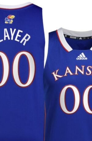 Kansas Jayhawks adidas Unisex Pick-A-Player NIL Men's Basketball Jersey - Royal