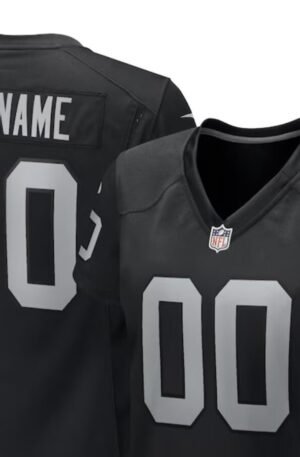 Las Vegas Raiders Nike Women's Custom Game Jersey - Black