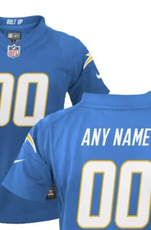 Los Angeles Chargers Nike Youth Custom Game Jersey - Powder Blue