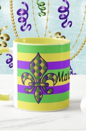 Mardi Gras Souvenir Coffee Mug Tea Cup