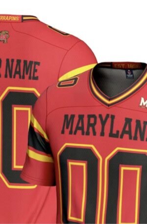 Maryland Terrapins GameDay Greats NIL Pick-A-Player Football Jersey - Red