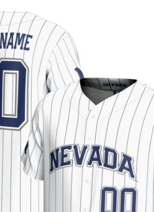 Nevada Wolf Pack GameDay Greats NIL Pick-A-Player Lightweight Baseball Jersey - White