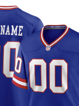 New York Giants Nike Classic Custom Game Jersey - Royal
