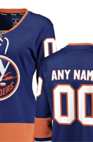 New York Islanders Fanatics Women's Home Breakaway Custom Jersey - Blue