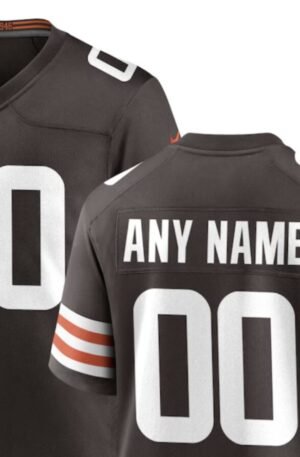 Nike Cleveland Browns Custom Game Jersey - Brown