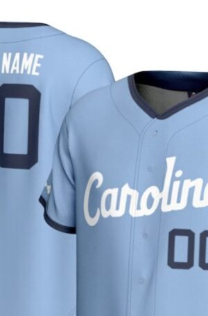 North Carolina Tar Heels GameDay Greats NIL Pick-A-Player Lightweight Baseball Jersey - Carolina Blue
