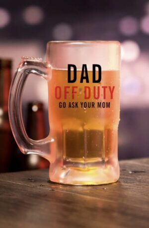 Off Duty | Funny Father's Day Beer Mug