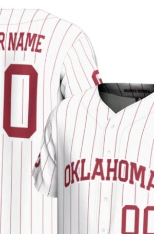 Oklahoma Sooners Jordan Brand Football Custom Game Jersey - Crimson