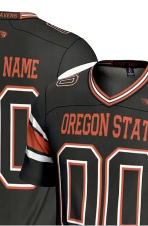 Oregon State Beavers GameDay Greats NIL Pick-A-Player Football Jersey - Black
